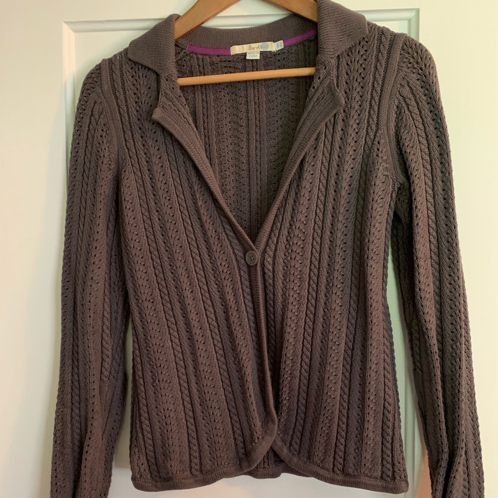 Boden pointelle cardigan